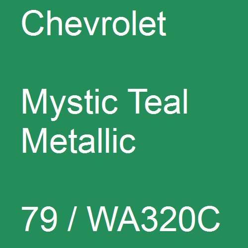 Chevrolet, Mystic Teal Metallic, 79 / WA320C.